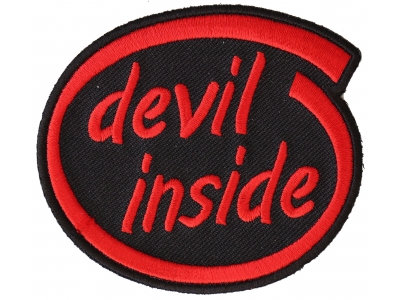 Devil Inside Patch | Embroidered Patches